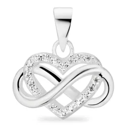 infinity zirkon anheng i sølv