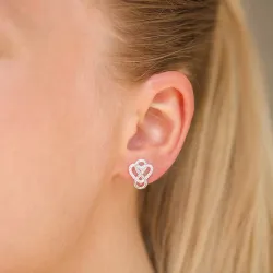 infinity zirkon øredobber i sølv