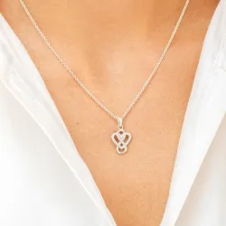 infinity zirkon anheng i sølv