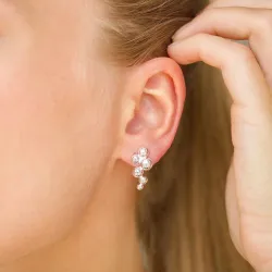 kule øredobber i sølv - Bubbly Pure