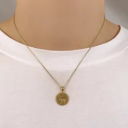 Væren anheng i forgylt sølv