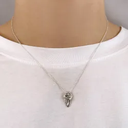 mor og barn anheng i sølv