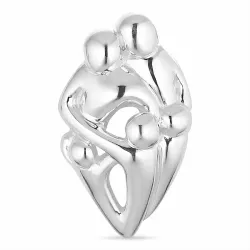 mor og barn anheng i sølv