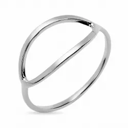 oval ring i sølv