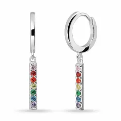 multifargede creol i sølv