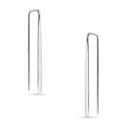 lange øredobber i sølv