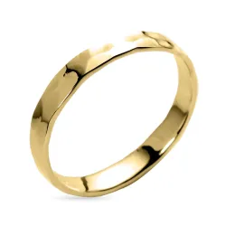 ring i forgylt sølv