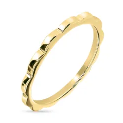ring i forgylt sølv