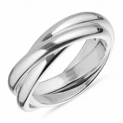 tre-i-en ring i sølv