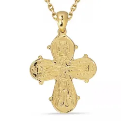 dagmarkors halskjede med anheng i forgylt sølv