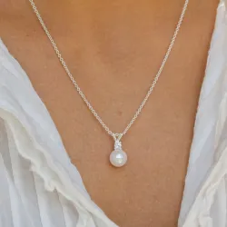 perle anheng i sølv