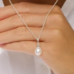 perle anheng i sølv