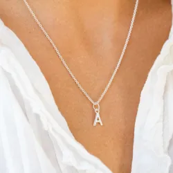 bokstav a anheng i sølv - My Letter