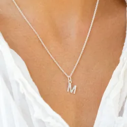 bokstav m anheng i sølv - My Letter