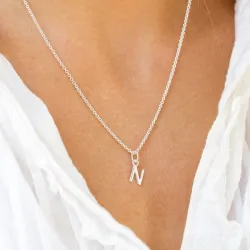 bokstav n anheng i sølv - My Letter