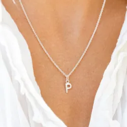 bokstav p anheng i sølv - My Letter