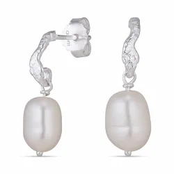 perle øredobber i sølv - Lumé Etched