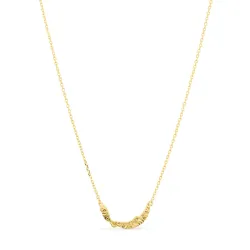 halskjede i forgylt sølv - Lumé Etched