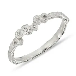 zirkon ring i sølv - Bubbly Sparkle