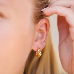 halvcreol i forgylt sølv - Lumé Etched