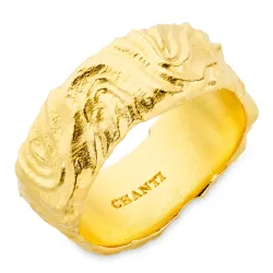 ring i forgylt messing - Eliné