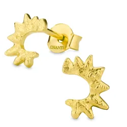 øredobber i forgylt messing - Eliné