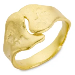 ring i forgylt messing - Eliné