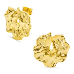 øredobber i forgylt messing - Eliné