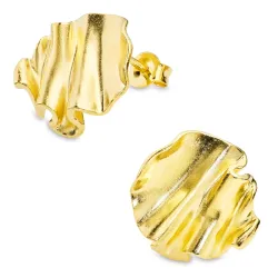 øredobber i forgylt messing - Eliné