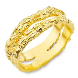ring i forgylt messing - Eliné