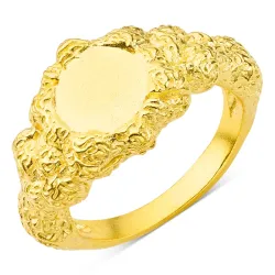 ring i forgylt messing - Eliné