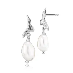 Izabel Camille Fairy perle øredobber i sølv