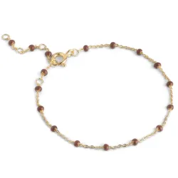 Enamel Lola Cooper armbånd i forgylt sølv