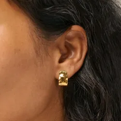 Enamel Ziva creol i forgylt sølv