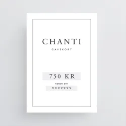 Gavekort til CHANTI.NO