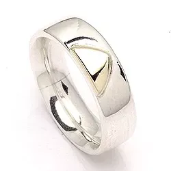 kolleksjonsprøve ring i sølv og alm. gull