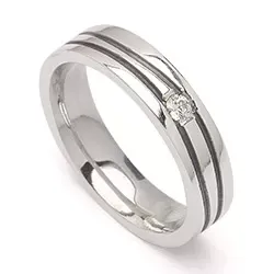 kolleksjonsprøve zirkon ring i sølv