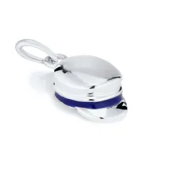 kolleksjonsprøve russelue  charm i sølv 