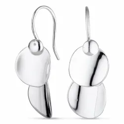 kolleksjonsprøve runde øredobber i sølv