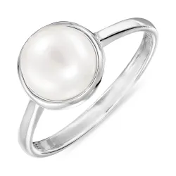 kolleksjonsprøve perle ring i sølv