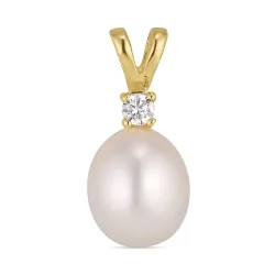 kolleksjonsprøve perle anheng i forgylt sølv